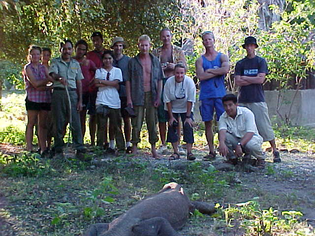 Our "Team Justin" group.  Location:Komodo National Park, Komodo, Nusa Tenggara Timur, Indonesia (Indonesia, The Travel Addicts, Komodo)