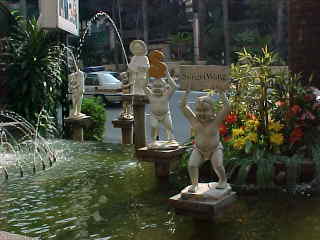 Fountain infront of our electronics mall