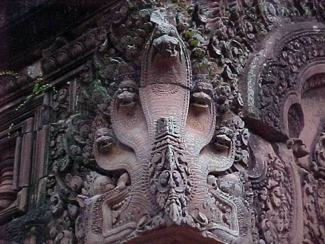 Naga head :  (Cambodia, The Travel Addicts)