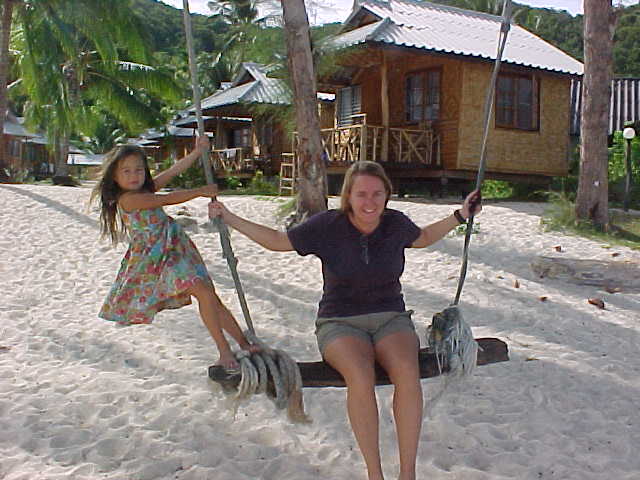 Girls on the swing :  (Thailand, The Travel Addicts)