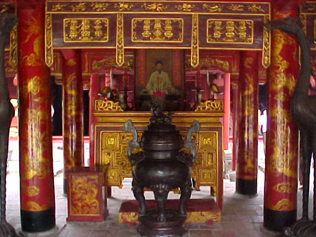 Altar to Confucious :  (Vietnam, The Travel Addicts)