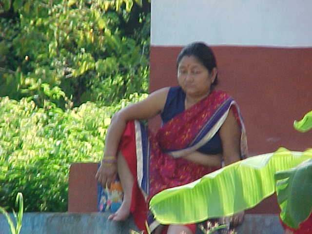 Resting Nepali woman (Nepal, The Travel Addicts)