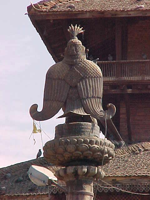 The back of a Garuda (Nepal, The Travel Addicts)