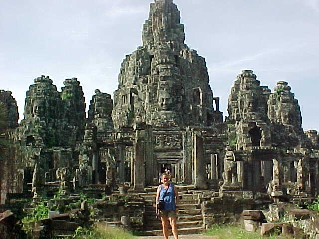 SGK at the Bayon :  (Cambodia, The Travel Addicts)