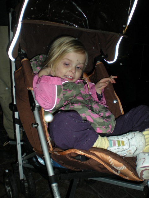 DSCN0106.jpg-Too pooped to pop : But not to tired to marvel at the faux snow storm!