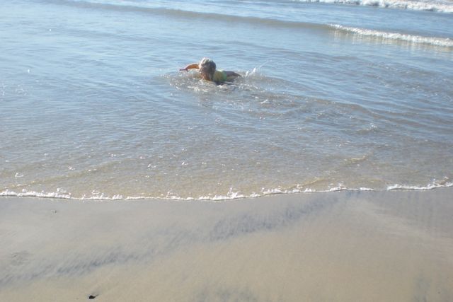 Wipeout! : Isabella got dunked by a wave