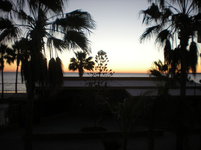 Sunrise about to peak