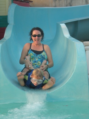 Mommy and Bah-boo in tandem