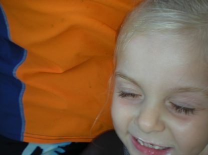 Bella didn't want her photo taken