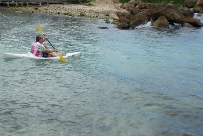 Bella and Daddy head out to sea